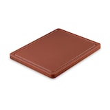 thumbnail of METRO PROFESSIONAL Tabla de corte GN 1/2, polietileno, 32,5 x 26,5 cm, con ranura para zumo, marrón