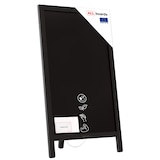 thumbnail of ALLboards Kundenstopper, SCHWARZ, Aufsteller mit Kreidefläche, einseitig 78×44 cm, Werbeaufsteller