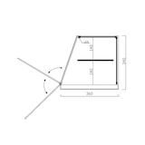 thumbnail of Vitrina neutra VRLP de Vitrinas Gómez 1212 mm Color negro