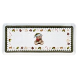 thumbnail of Friend 2x Weihnachts-Kuchenplatte rechteckig Porzellan 35x15,5 cm