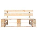 thumbnail of vidaXL Garten-Palettensofa mit Grauen Kissen Kiefernholz