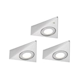 thumbnail of Paulmann Éclairage sous-meubles LED Trias Détecteur de proximité Kit de 3  3x2,7W 135x132mm 3x185lm 230/12V  Acier brossé 92125
