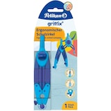 thumbnail of Schulzirkel griffix, blau, ergonomisch, integrierte Ersatzminen und Anspitzer.