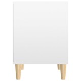 thumbnail of Table de chevet Blanc brillant 40x35x50 cm Bois d’ingénierie – Modèle Harmonie Élégante