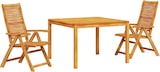 thumbnail of vidaXL Garten Essgruppe 3 pcs Braun Massivholz Akazie