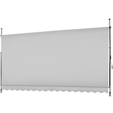 thumbnail of tectake Toldo plegable para balcón con manivela, ajustable en altura - 400 x 180 cm gris claro