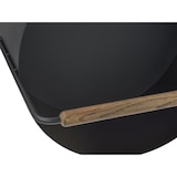 thumbnail of Blomus Holzkorb ASHI Kaminholzkorb Brennholzkorb Ø 45cm Metall mit Holzgriff schwarz/braun