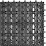 thumbnail of tectake Lot de dalles de terrasse TEGULAS en WPC aspect bois - gris, Lot de 11 - 405221