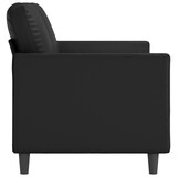 thumbnail of vidaXL 2-Sitzer-Sofa Schwarz 140 cm Kunstleder