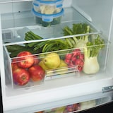 thumbnail of Frigorifero Congelatore combinato Total NoFrost, Posa libera, Larghezza 60 cm, 315 L, Classe E, Veggibox inclusa, Retrò, Nero, Severin RKG 8998