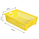 thumbnail of GILAC Caisse ajourée empilable emboîtable 28 L - 28 L - Jaune G156723