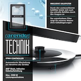 thumbnail of Arendo Wasserkocher mit Temperatureinstellung, 1,7 l, 2200 W, Edelstahl Retro Style Vintage, Überhitzung & Trockenkochschutz, schwarz