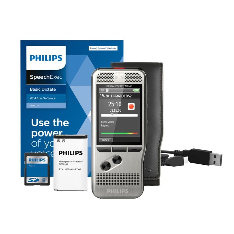 PHILIPS Enregistreur numérique Pocket-Mémo DPM6000/02