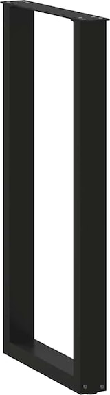 thumbnail of Helloshop26 - Set aus 2 modernen U-förmigen Bartischbeinen 40 x 100-101 cm mit verstellbaren Nivellierfüßen schwarzer Stahl 02_0057468