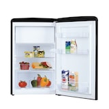 thumbnail of Amica KS 15614 S, Retro Kühlschrank mit Gefrierfach, 88 cm, black olives