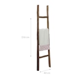thumbnail of Biscottini Scala in legno 150x40x8 cm - Porta asciugamani da terra - Scala Porta asciugamani bagno - Scala decorativa bagno moderna - Porta oggetti
