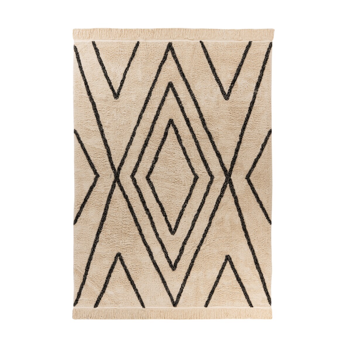 Kessiah 500 Creme / Schwarz  120cm x 170cm