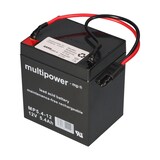 thumbnail of Multipower Blei Akku Gel AGM Technik 12V 5,4Ah mit Stecker für Rasenmäher z.B. Sabo 43-Vario E Toro Briggs Stratton