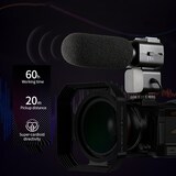 thumbnail of Caméscope Numérique 4K HD Vision Nocturne WiFi Zoom Optique 12X Avec Micro Et Lumière Noire YONIS