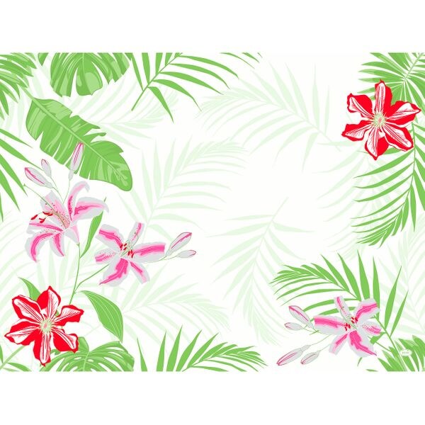 500 Dunicel®-Tischsets 30 x 40 cm Tropical Lily