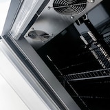 thumbnail of Romux® Glastürkühlschrank MD 1050 Liter 2 Türen Schwarz mit Belüftet | Professioneller Getränkekühlschrank mit Glastür & LED
