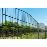 thumbnail of Gartenzaun Mattenzaun Doppelstabmattenzaun Anthrazit Grau Rund 1,60 m x 50 m