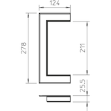 thumbnail of OBO Bettermann Wandabschlussblende G-AWAO90210RW 6279010