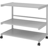 thumbnail of bümö Aktenwagen mit Rollen als fahrbare Ablage von Aktenordner & Co in grau