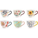 thumbnail of H&H Set 6 Tazze Caffè Senza Piattino Creamtea, New Bone China, Colori Assortiti, 90 cc