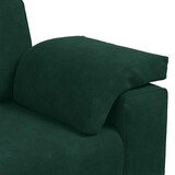 thumbnail of vidaXL Loveseat Sofa Donkergroen 160x77x82 cm Fluweel