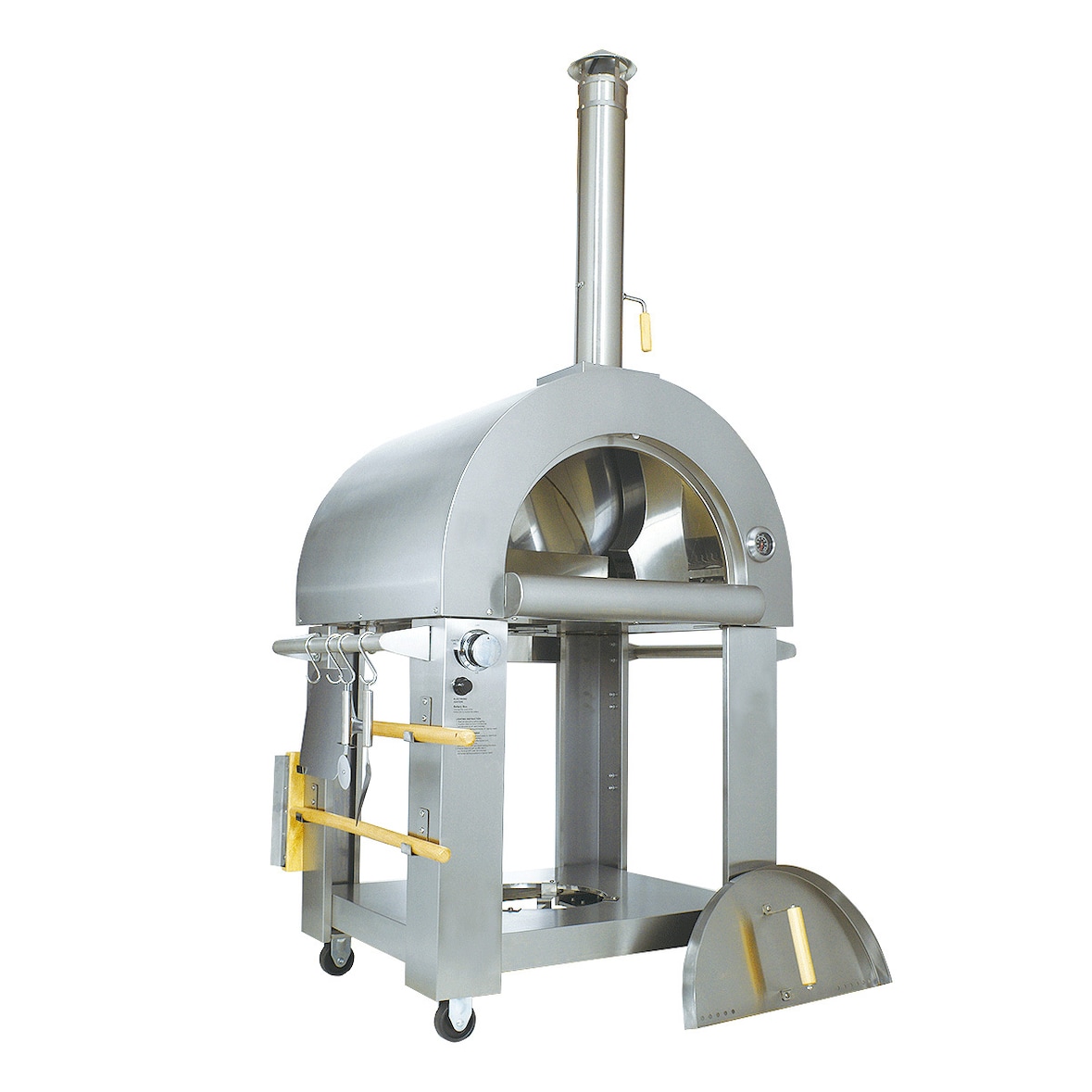 Four professionnel convertible Bois/Gaz