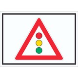 thumbnail of Schild Achtung Ampel Symbol A6 (105x148mm)