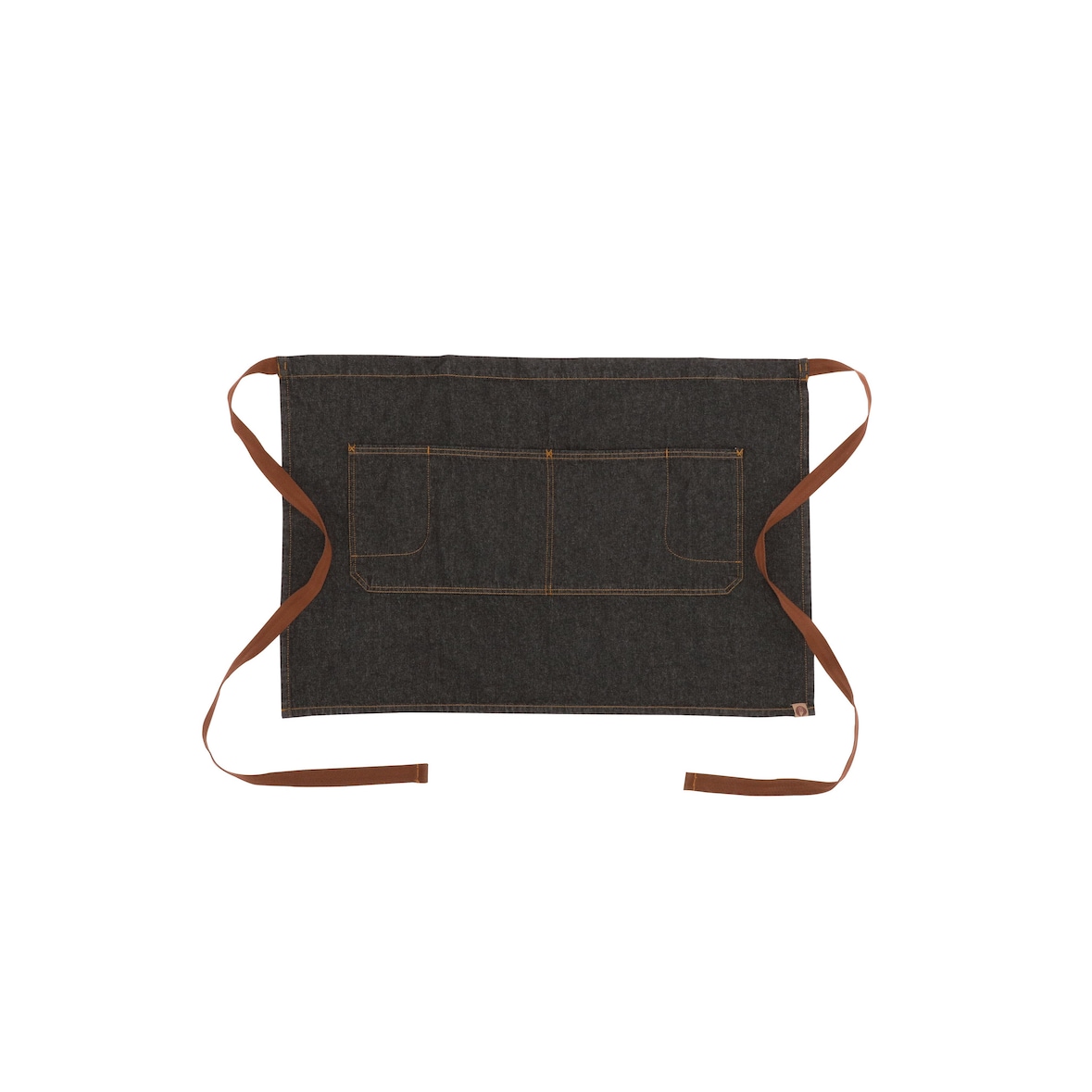 Memphis Half Bistro Kurze Schürze BLK