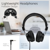 thumbnail of ACT AC9300 Hoofdtelefoon | Stereo | Opvouwbaar | 3,5mm Audio-aansluiting | Zwart