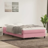 thumbnail of vidaXL Boxspringbett ohne Matratze Rosa 120x210 cm Samt