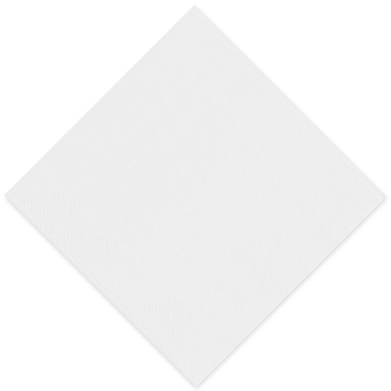 1000 Tissue Servietten  Gourmet Premium Weiß 33x33cm 3-lagig 1/4 Falz
