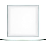 thumbnail of H&H Confezione 6 Piatti Quadro Vetro Reciclato, Trasparente, Cm 25