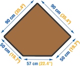 thumbnail of SimonRack Estanteria Esquina Metálica 1800 mm, Bandeja Madera, 200 kg de Punto Flexión, Antracita - Maderclick Corner