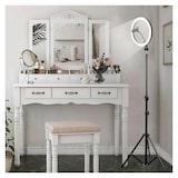 thumbnail of Anillo de luz LED aro para fotografía 26cm + tripode 2,1mts