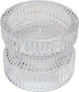 thumbnail of Glas Kerzenleuchter zum Wenden für Maxiteelichter + Stumpenkerzen