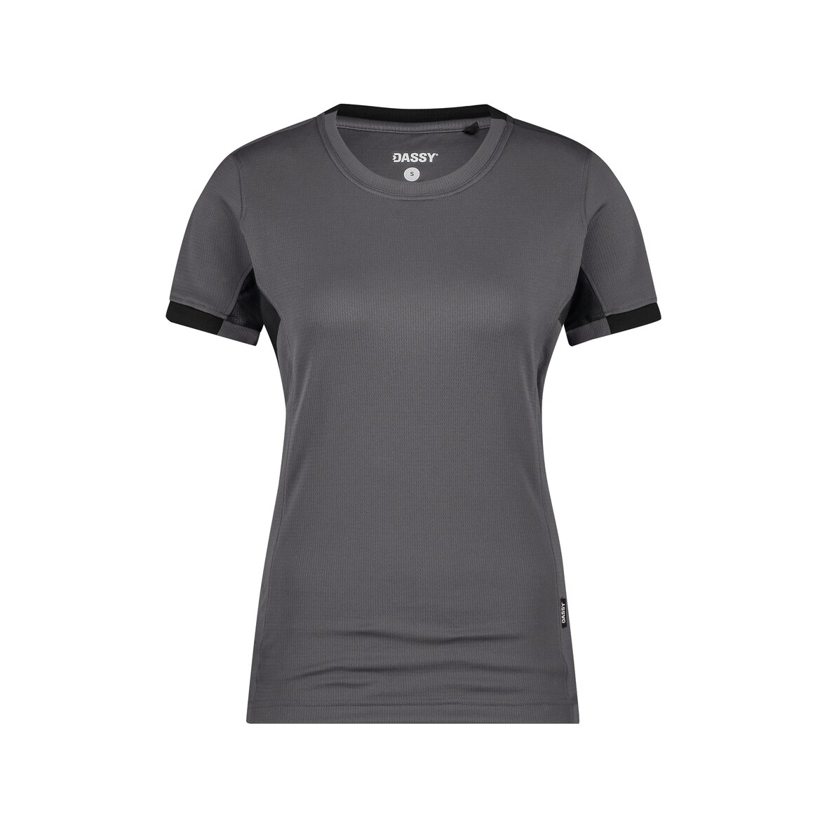DASSY® Nexus Next Women T-Shirt Arbeit Damen anthrazitgrau/schwarz XL