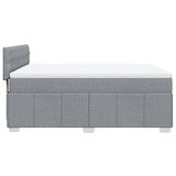 thumbnail of vidaXL Boxspringbett mit Matratze Hellgrau 140x200 cm Stoff