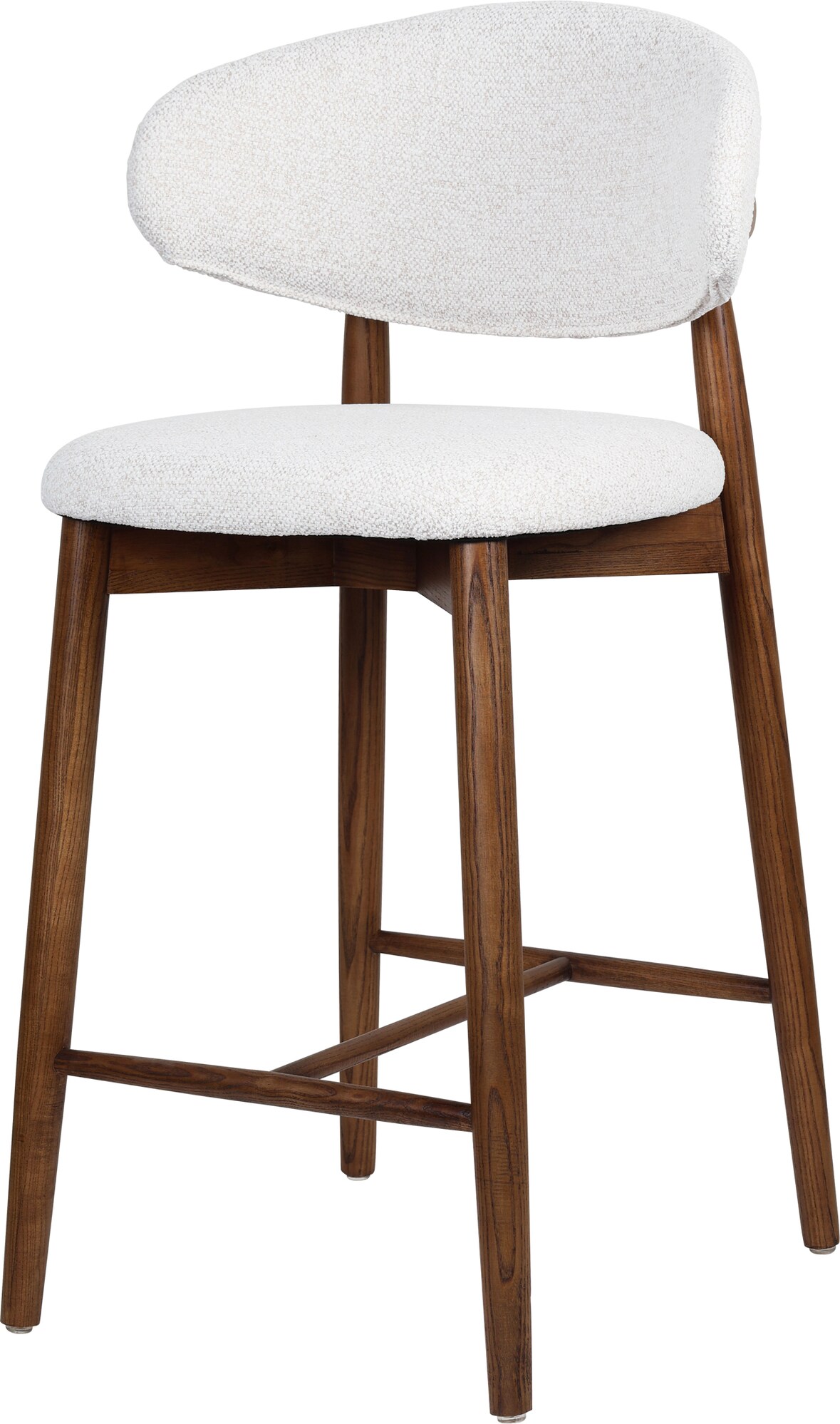 Barhocker Massivholz Walnuss 42x49x96 cm, Sitzhöhe 68 cm, einfache Montage