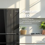 thumbnail of EVVO Frigorífico francés F80B Glass, Inverter, Puerta de cristal, Total No Frost, 327l + 183l