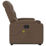 thumbnail of vidaXL Massagesessel mit Aufstehhilfe Braun Stoff