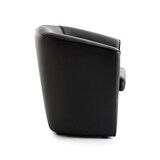 thumbnail of Dmora Poltrona Annaluna, Poltrona da salotto, 100% Made in Italy, Poltroncina relax in ecopelle, Cm 70x60h74, Nero