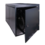 thumbnail of 2er-Fahrradgarage mit Pflanzkasten HWC-L56b, Fahrradbox, abschließbar verzinkter Stahl 125x113x208cm ~ anthrazit