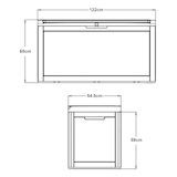 thumbnail of Helloshop26 - Caixa de arrumação para jardim 122 x 55 x 65 cm com efeito de rattan preto 03_0009281