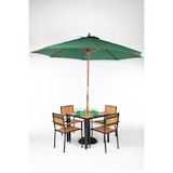 thumbnail of Parasol rond Bolero vert 3m