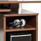 thumbnail of HOMCOM Scrivania Porta PC in Legno con Cassetti e Porta Tastiera